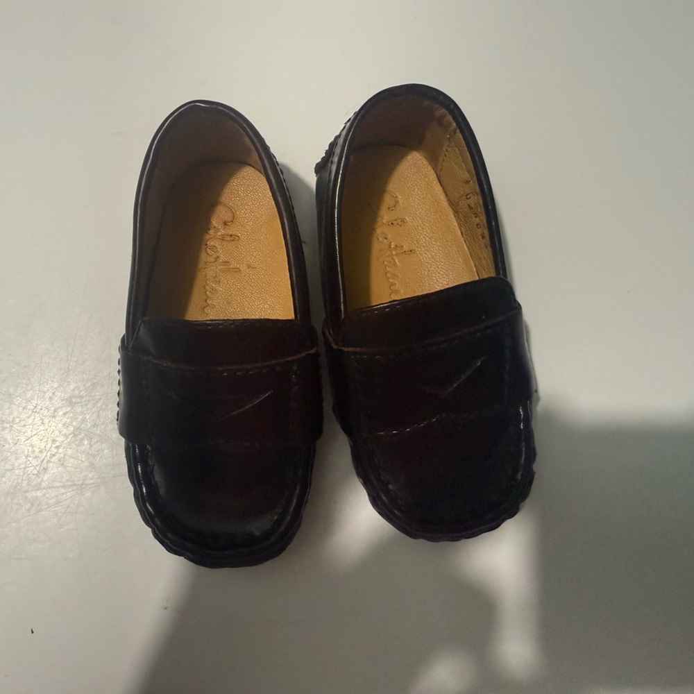 Cole Haan Dark Brown Kids Moccasins